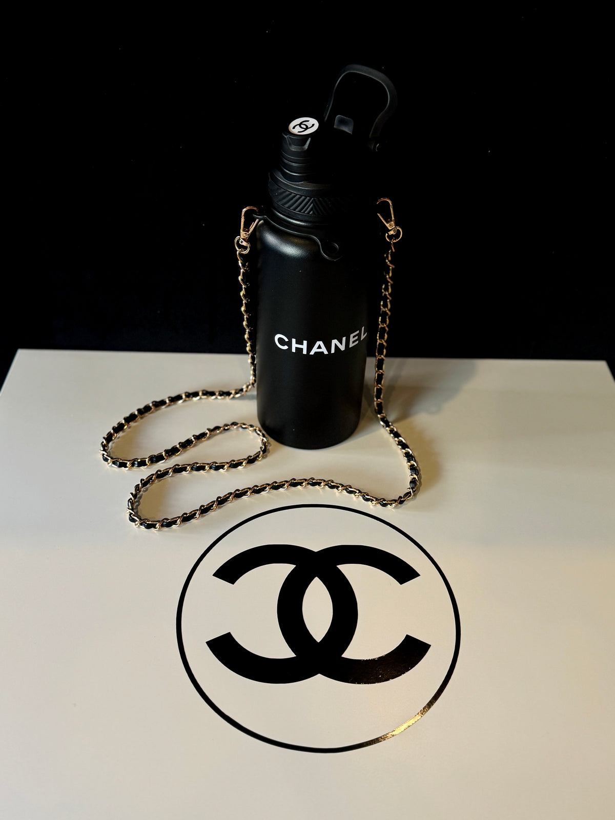 No. 5 Water Bottle with Strap