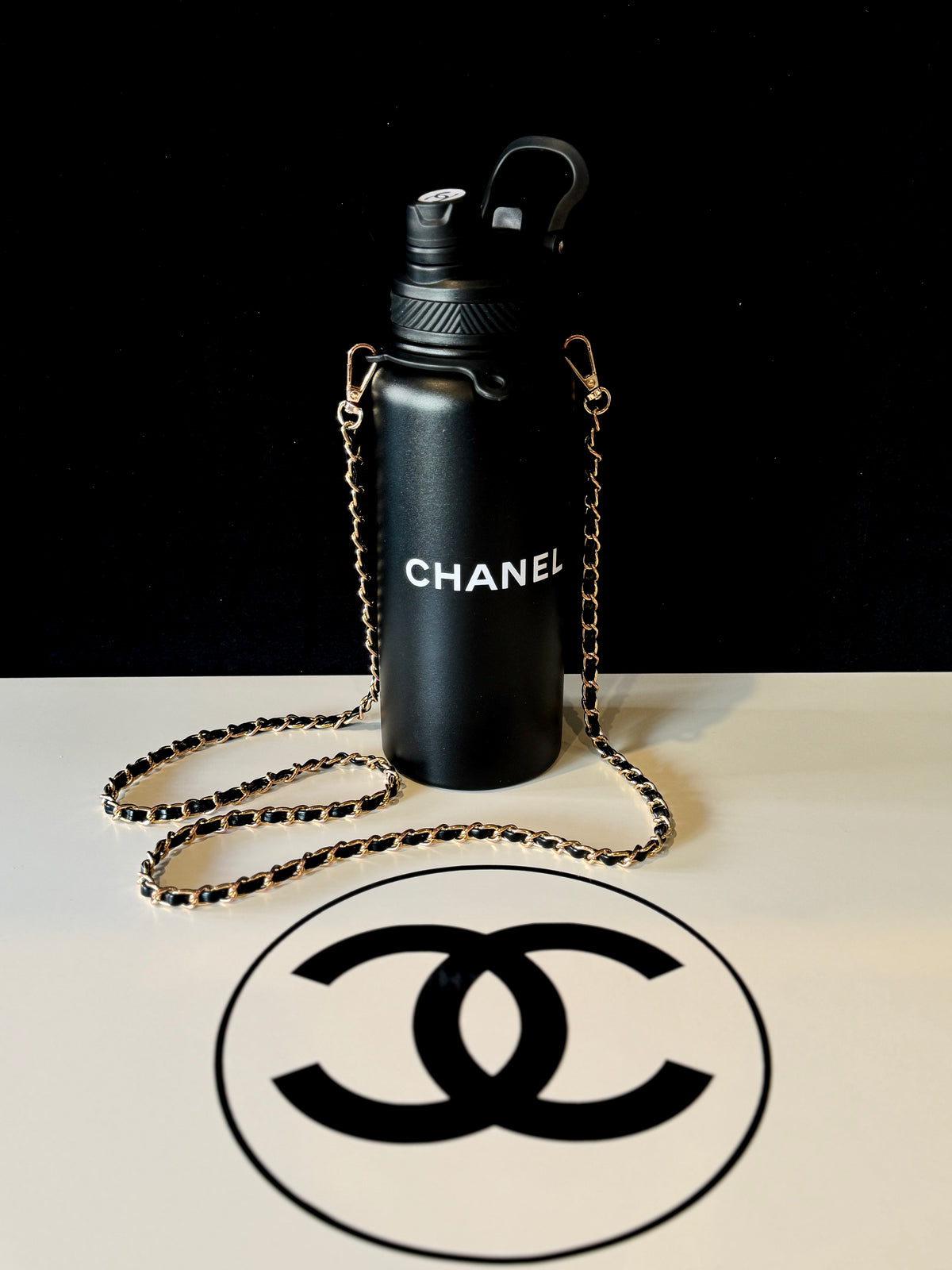 No. 5 Water Bottle with Strap