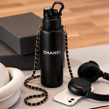 No. 5 Water Bottle with Strap
