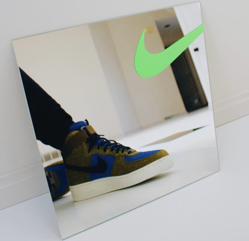 "Kick Check” Mirror