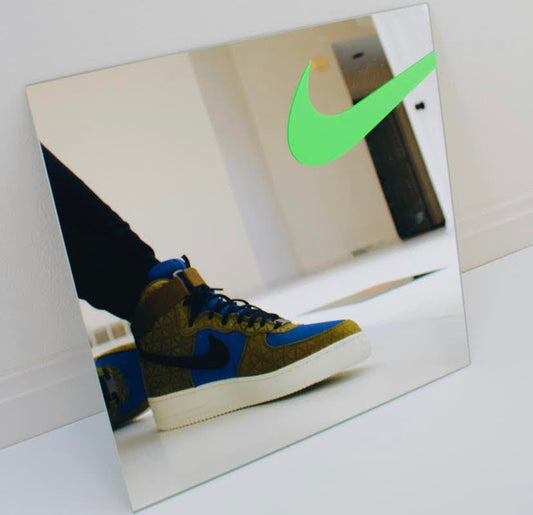 "Kick Check” Mirror